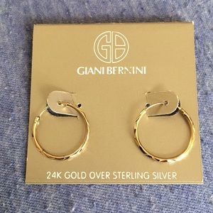 Hoop earrings.   Never worn